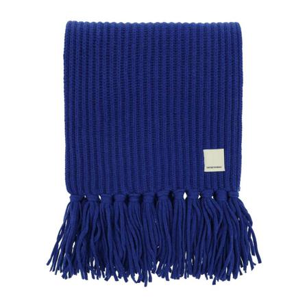 Emporio armani wool-blend scarf , Blauw , Heren , Maat: ONE Size Sjaals