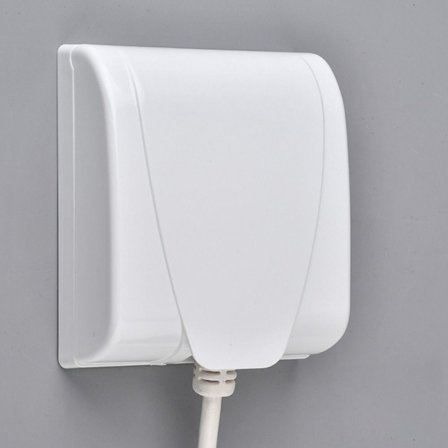 Bryter Beskyttelsesdeksel Sokkel Vanntett boks HVIT