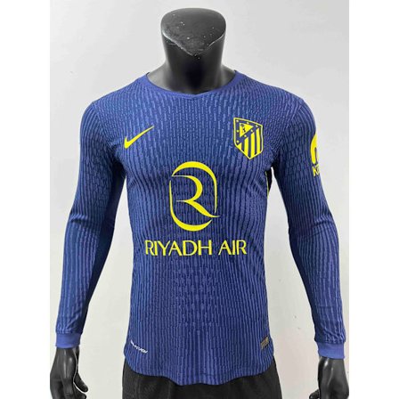25-26 Club Atlético de Madrid Bortatröja Långärmad Spelare Fotboll T-shirt S-2XL