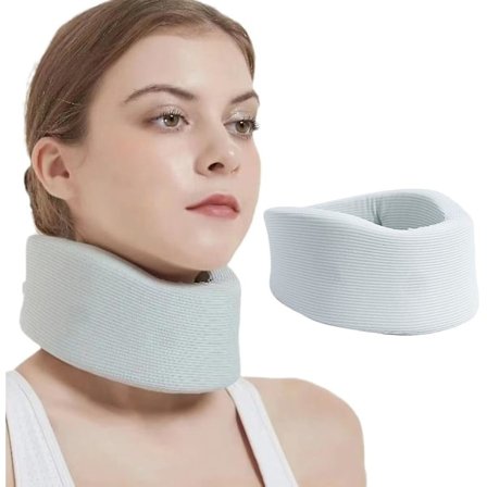 Nakkestøtte, Nakkestøtte til søvn, Halskrave, Unisex, Blød nakkestøtte til nakkesmerter, Aflastning af spinaltryk