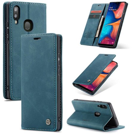 Kompatibel med Samsung Galaxy A30/a20/m01s Case Kortplats Flip Magnetisk Stativ Case För Samsung Galaxy A30/a20/m01s Premium Pu Leather