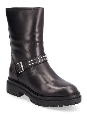 Layton Bootie Shoes Boots Ankle Boots Ankle Boot - Flat Musta Michael Kors