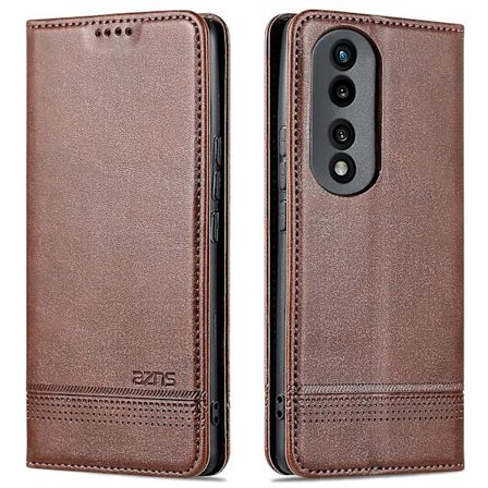 Azns For Honor 90 Pro anti-scratch Phone case Plånboksställ Pu Läder Smartphone Cover