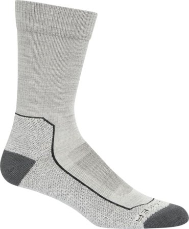 Icebreaker Men's Hike+ Light Crew Men hiking socks Grey L