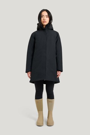 Tretorn Alley Insulated Jacket — Vandtætte Jakke Kvinder — Sort | Ydertøj, Gummistøvler, Jakker & Regntøj til Dame, Herre & Børn
