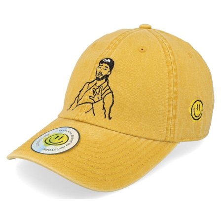 Lucid Smile - Žlutá unconstructed Kšiltovka - W Sign Boy Washed Mustard Dad Cap @ Hatstore