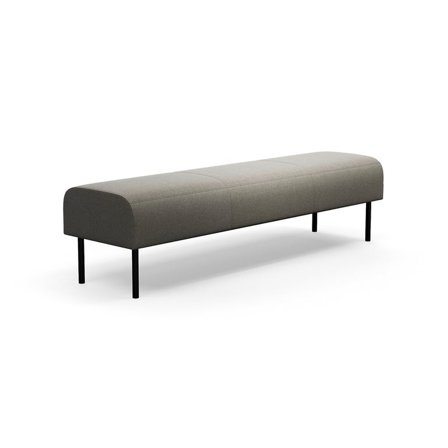 Modulsofa VARIETY, 3-personers, stof Pod CS, taupe