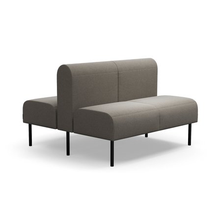 Modulsofa VARIETY, 2-Sitzer, doppelt, Stoff Pod CS,