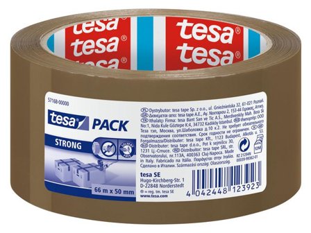 TESA Packtejp Strong 50mmx66m brun - Lyreco - Emballage och lagerutrustning - Packtejper - Packtejp PP