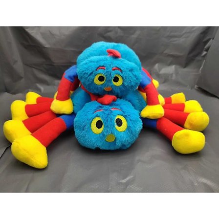 Woolly og Tig Plys Edderkop Legetøjsdukke Julegave[D]