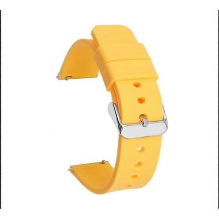 Kellon rannekkeet - Värikäs kumikellon ranneke - Vaihdettava silikoniranneke klassiseen tai älykelloon - Pikalukitus - Laaja värivalikoima 18mm