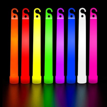 Glow Sticks Party Supplies for Kids and Adults 25pk - 6 Inch Bulk