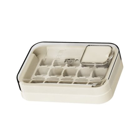 Genanvendelige silikoneisbakker Lækagesikkert lågdesign Hurtig fjernelse Fryseform til cocktails Drikkevarer Opbevaring