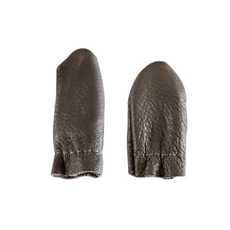 2 st Finger Skydd i Läder, Ko-Läder Finger Skydd