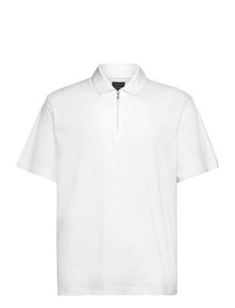 Jprblaholst Ss Zip Polo White Jack & J S