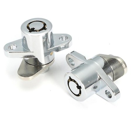 2x Hard Saddlebag Lås 3 Sett For Touring Glide Road King Ny