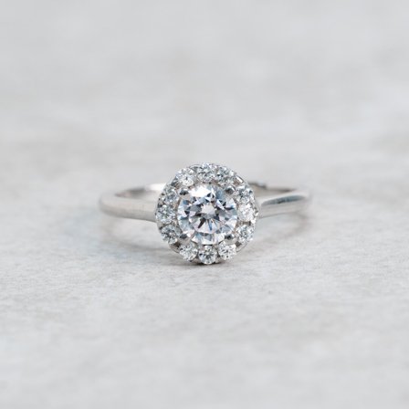 Pion, 18K Weißgold : Diamanten - Laborgezüchtet, Karat - 1.00 kt