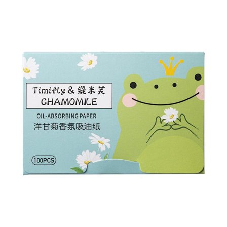 100 st Ansiktsolja Absorberande Ansiktsvävnad 100 Stycken Doft Bärbart Fodral Y7K2