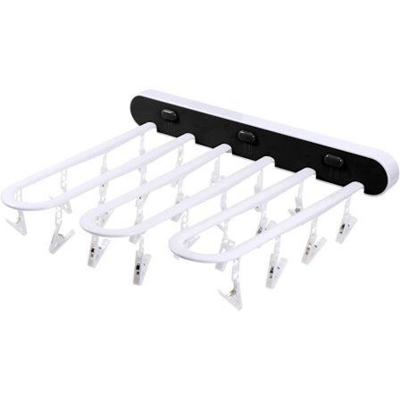 Foldbar Klip Tørrestativ til Undertøj, Sokker, BH, Håndklæde