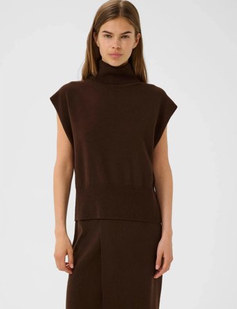 Gestuz Gzmanzi Waistcoat - Brown - M