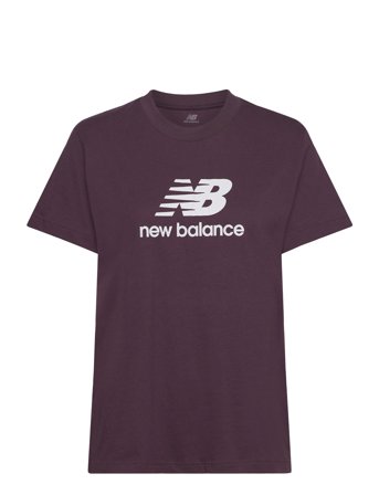Sport Essentials Jersey Logo T-Shirt Purple New Balance
