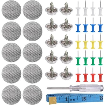 60 st Bil Tak Verktyg Knapp Bil Dekoration Fixeringsskruv Lock Bil Tak Reparation Bil Tak Fast Spänne Bil Tak Takfönster Knapp för Fast
