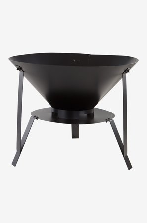Jotex - Bålpanne Ø 60 Cm Black mdf / metall - GODRIC - Kjøp Ildsteder & terrassevarmere hos Jotex