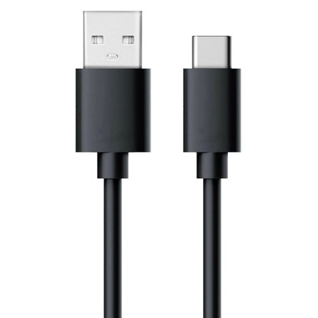 REALPOWER Lade/Datenkabel USB-C 0,6m schwarz