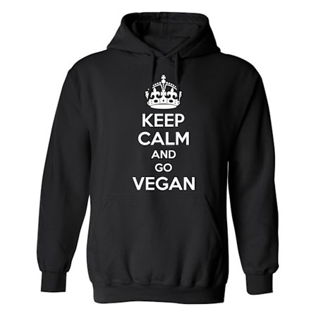 Keep Calm Go Vegan - Hoodie / Tröja - DAM
