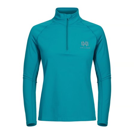 Hellner Virdja Half Zip LS Top Women's Women long-sleeved training tops Blue XL