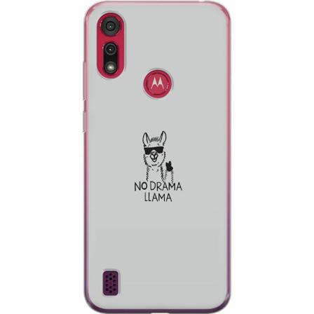 Motorola Moto E6s (2020) Genomskinligt Skal No Drama Lama
