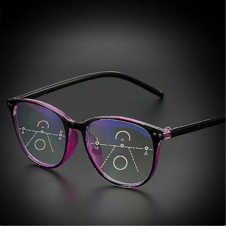 Progressive Multifokal Briller For Kvinner Menn Blått Lys Blokkerende Lesebriller