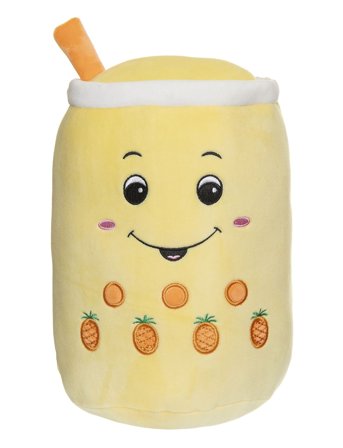 Teddykompaniet Squeezie, Bubble Tea, Banana - Yellow - 30 cm