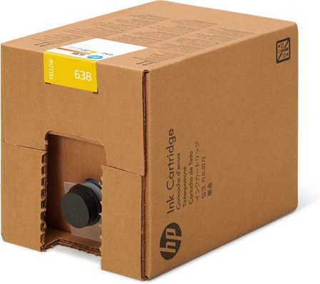 HP 638 10L Yellow Stitch Ink Cartridge