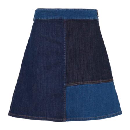See by Chloé Chs22 Wdj02 160 , Blauw , Dames , Maat: S Korte rokken