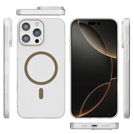 Mobilskal till iPhone 16 Pro MagSafe Compatible Protective - Guld