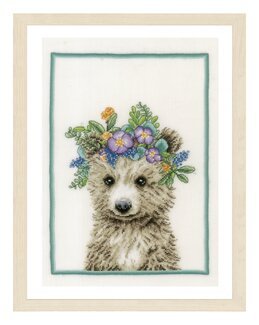 Stickpackung Bild Bär