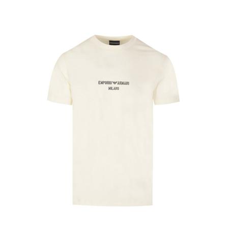 Emporio Armani, T-Shirts Wit, Heren, Maat:XL