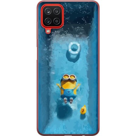 Yhteensopiva Puhelinkuori Samsung Galaxy A12 Tyhmä Me Minion Yleisö Film