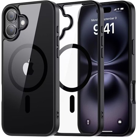 iPhone 16 Plus Svart Magsafe Skal