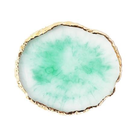 Kynsilakkapalettikokoelma Resinistä, Kynsilakan Värisekoituspaletti, Värisekoitusmanikyyriväline Kynsilakkageelille, Polygeelille Ja Lakalle Green