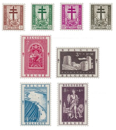 Belgien 1952 - OBP 900/07 - Postfrisk