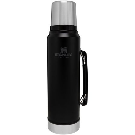 Stanley Classic Vacuum termosflaske, 1 liter, matt-svart' - 'Mattsort