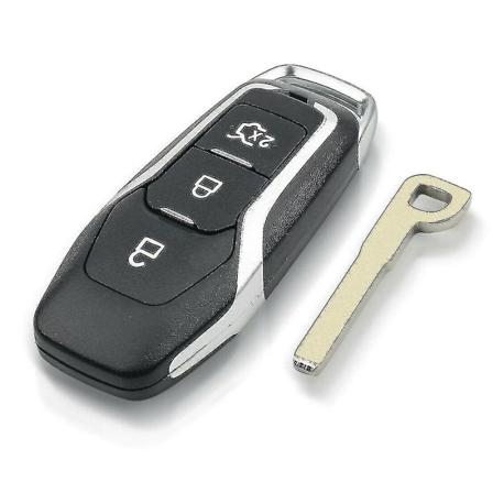 3 knaps fjernbetjening smart nøgle etui til Ford Edge Mondeo S-max Galaxy Mustangjm