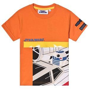 Kids - Fabric Flavours Orange Star Wars R2D2 Tee 3-4 years - Tops - 3-4 years - Orange