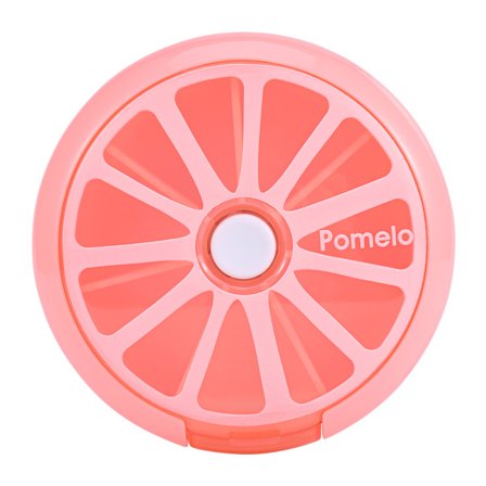 Rotations pilleæske Pillebeholder Let at bære Medicinæske Vitaminæske Opbevaring