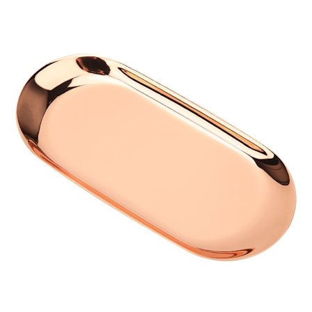 Stor oppbevaringsbrett 430 rustfritt stål aromaterapi stearinlys verktøy brett arrangør Rose Gold