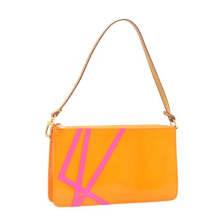 Louis Vuitton Vintage, Pre-owned Leather pouches Oranje, Dames, Maat:ONE Size