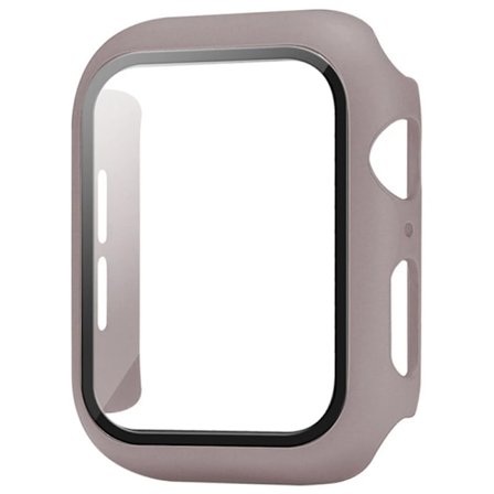 Glas+Skal för Apple Watch case 9 8 7 6 SE 3 iWatch Tillbehör Skärmskydd Apple watch series 44mm 40mm 38/42mm 45mm 41mm