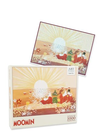 Moomin Art Puzzle - 1000 Pcs - Red Patterned Barbo Toys